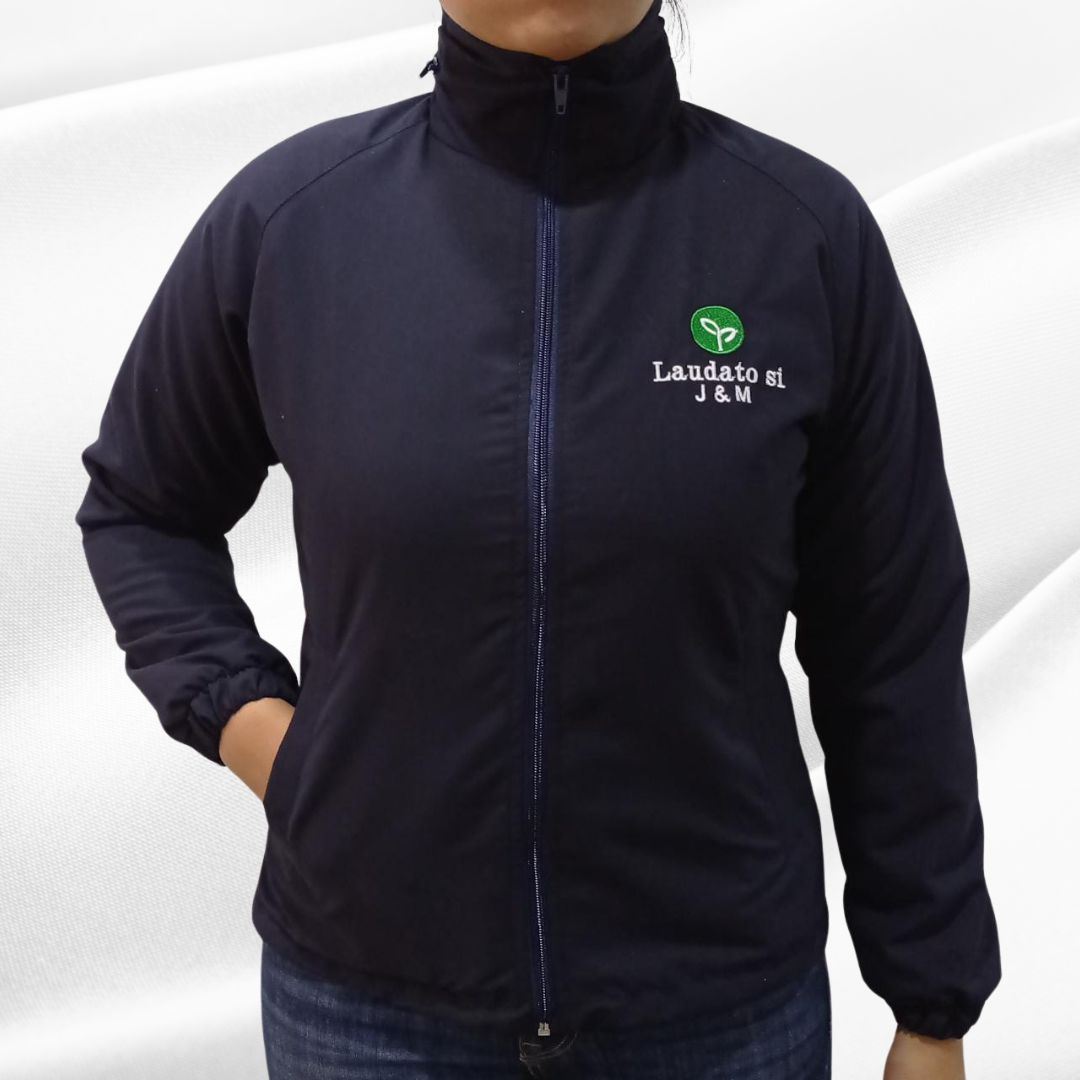 Chaqueta Corporativa Antifluidos Con Logo Bordado